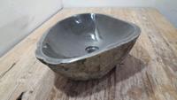 Waskom riviersteen RL250353, 54x40x15 cm