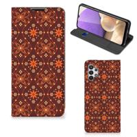 Samsung Galaxy A32 5G | Hoesje met Magneet | Batik Brown