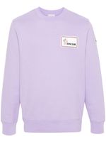 Moncler sweat à logo appliqué - Violet - thumbnail