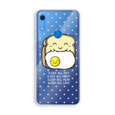 Sleep All Day: Huawei Y6s Transparant Hoesje