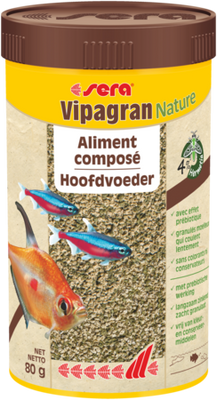 Sera Vipagran Nature Compleet Aquariumvoer 250ml - Natuurlijk & Zonder Toevoegingen