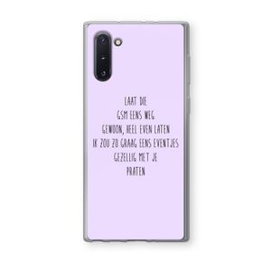 GSM: Samsung Galaxy Note 10 Transparant Hoesje