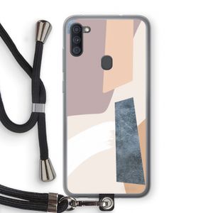 Luca: Samsung Galaxy A11 Transparant Hoesje met koord