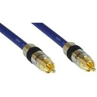 InLine 89450P audio kabel 0,5 m RCA Blauw - thumbnail