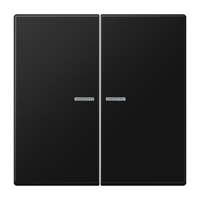 JUNG LS 995 KO5 SWM serie schakelwip LS990 grafiet mat zwart voor schakelaars met 2 knoppen