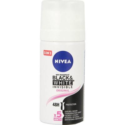 Nivea Deodorant spray black & white invisible mini