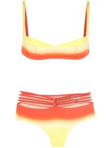 Amir Slama bikini bicolore - Orange