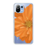 Orange Ellila flower: Xiaomi Mi 11 Lite Transparant Hoesje