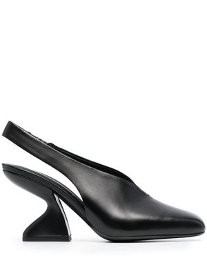 Ferragamo escarpins 100 mm à bride cheville - Noir
