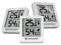 BRESSER Set van 3 hygro- en thermometers