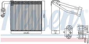 Verdamper, airconditioning 92297