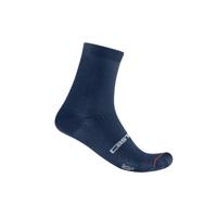 Castelli Espresso 12 sock blauw unisex XXL