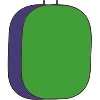 Helios vouwachtergrond 1,5 x 2m groen/blauw