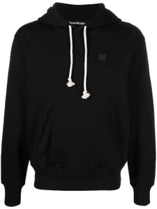 Acne Studios hoodie à détail de patch - Noir