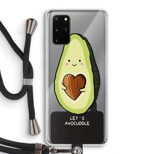 Avocuddle: Samsung Galaxy S20 Plus Transparant Hoesje met koord