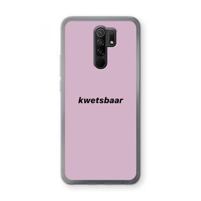 kwetsbaar: Xiaomi Redmi 9 Transparant Hoesje