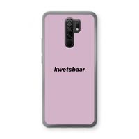 kwetsbaar: Xiaomi Redmi 9 Transparant Hoesje