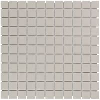 Tegelsample: The Mosaic Factory London vierkante mozaïek tegels 30x30 wit