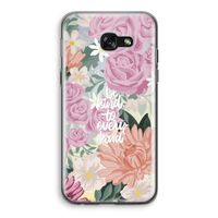 Kindness matters: Samsung Galaxy A5 (2017) Transparant Hoesje
