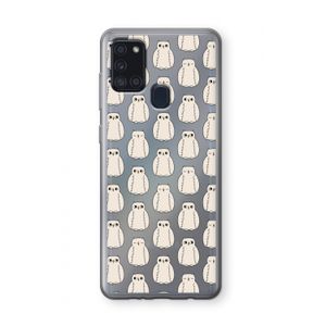 Uilen: Samsung Galaxy A21s Transparant Hoesje