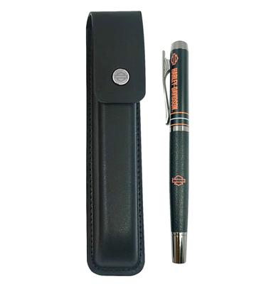 Harley-Davidson Open Bar & Shield Stripes Pen en Etui Harley-Davidson Open Bar & Shield Stripes Pen en Etui