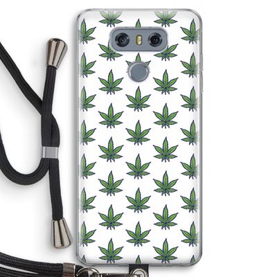 Weed: LG G6 Transparant Hoesje met koord