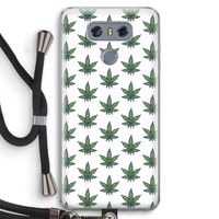 Weed: LG G6 Transparant Hoesje met koord