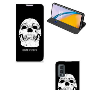 Mobiel BookCase OnePlus Nord 2 5G Skull Eyes