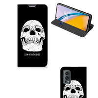 Mobiel BookCase OnePlus Nord 2 5G Skull Eyes - thumbnail