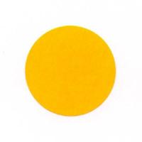 Etiket 25 mm rond fluor oranje 1000 rol