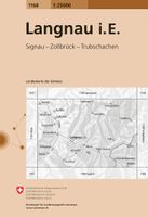 Wandelkaart - Topografische kaart 1168 Langnau i. E | Swisstopo - thumbnail