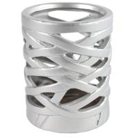 Countryfield theelichthouder redmon l zilverkleurig 15 cm | 12 stuks