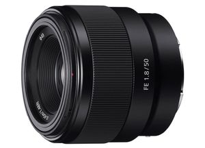 Sony FE 50mm F1.8 SLR Zwart