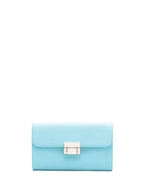 Sarah Chofakian petit porte-monnaie Ella en cuir - Bleu