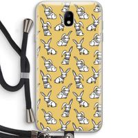 Haas: Samsung Galaxy J7 (2017) Transparant Hoesje met koord