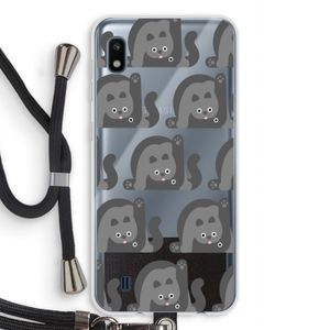 Cats: Samsung Galaxy A10 Transparant Hoesje met koord