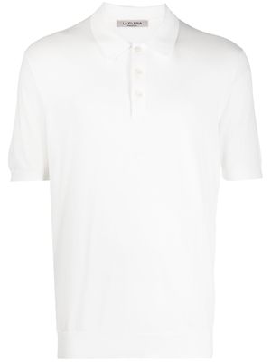Fileria polo en coton à manches courtes - Blanc