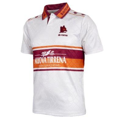 AS Roma Retro Uitshirt 1994-1995