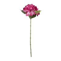 Kunstbloem hortensia - roze - 63 cm - thumbnail