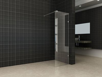 Wiesbaden profielloze inloopdouche 50x200 cm - 8mm NANO glas