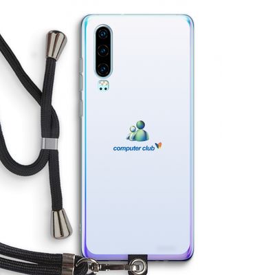 MSN: Huawei P30 Transparant Hoesje met koord