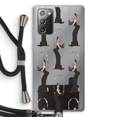 Pop Some Kim: Samsung Galaxy Note 20 / Note 20 5G Transparant Hoesje met koord