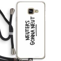 Neuters: Samsung Galaxy A3 (2016) Transparant Hoesje met koord