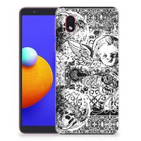 Silicone Back Case Samsung Galaxy A01 Core Skulls Angel