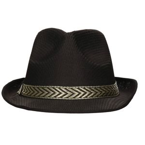 Gangster Maffia verkleed hoed zwart    -