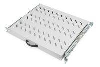 Digitus DN-19 TRAY-2-600 19 inch Apparaatbodem voor patchkast 1 HE Uittrekbaar Geschikt voor kastdiepte: 600 mm Grijs