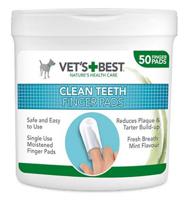 Vets best clean teeth finger pads (50 ST)
