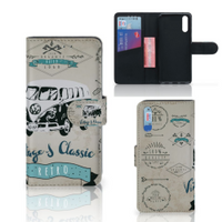 Huawei P20 Telefoonhoesje met foto Retro VW Bus - thumbnail