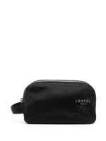 Lancel trousse de toilette à logo imprimé - Noir