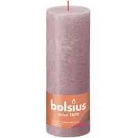 Bolsius Rustiko Shine kaars Cylinder Roze 1 stuk(s) - thumbnail